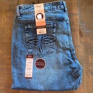 Aura Jean Capris, instantly slimming, sz 12 avg